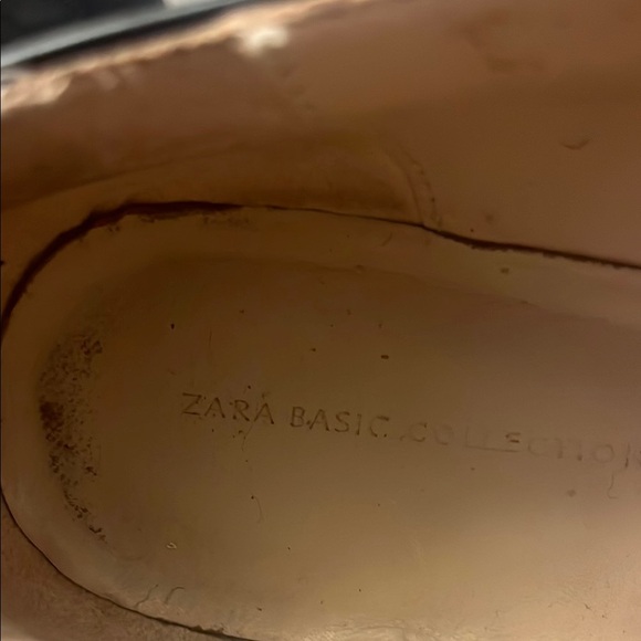 Zara Women’s Platform Oxford Loafers Size 39 Black Lace Up - Picture 7 of 8